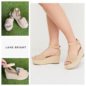 Lane Bryant Espadrille Platform‎ Sandal 9W